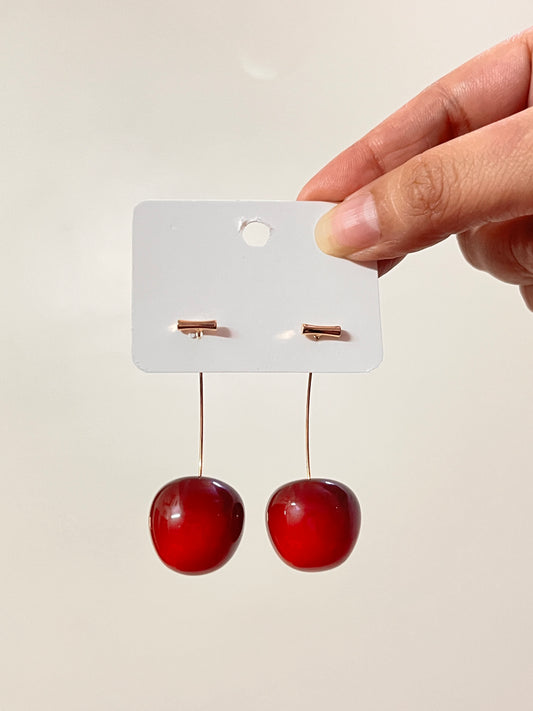 Trendy Cherry Earrings